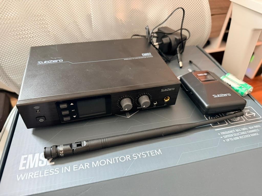 SubZero EMS-2 draadloos In Ear Systeem, Muziek en Instrumenten, Ophalen of Verzenden, Nieuw, Minder dan 500 watt, Overige typen
