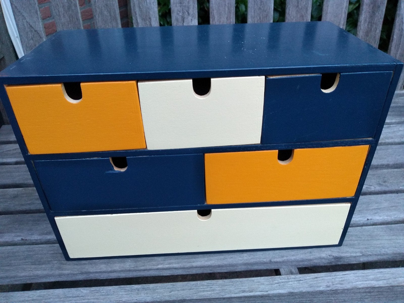 Houten Ikea ladenkast Moppe, Huis en Inrichting, Ophalen, Minder dan 50 cm, 5 laden of meer, Minder dan 25 cm