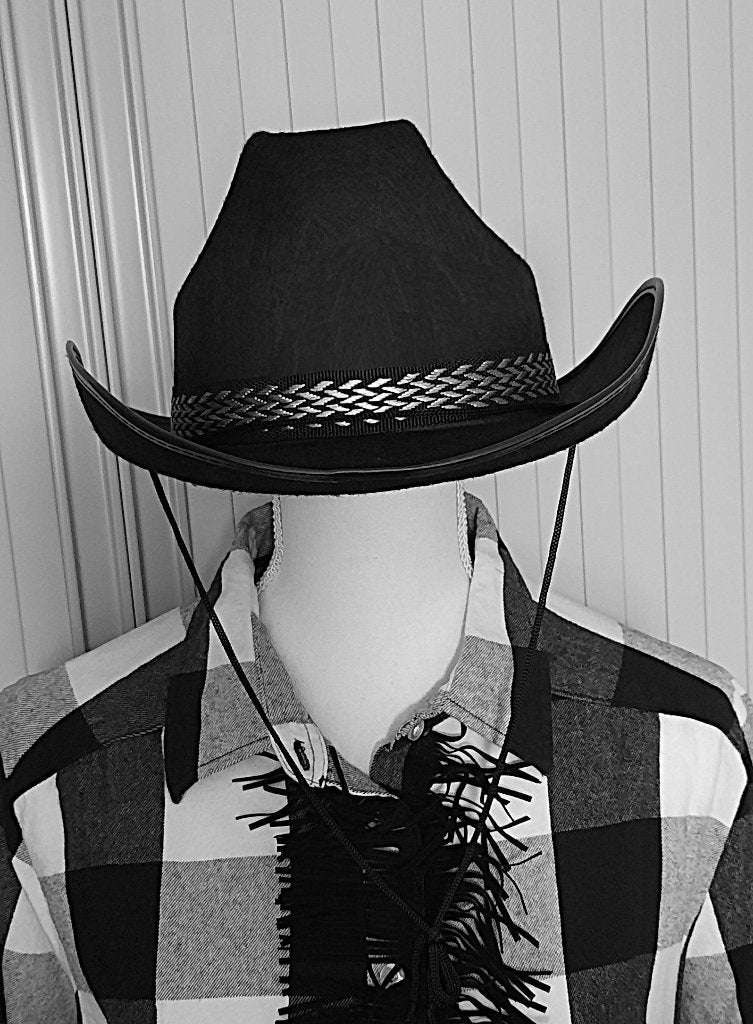 JOHN BANER LONGBLOUSE 42, COWBOYHOED + gratis STER, Kleding | Dames, JOHN BANER JEANSWEAR, Carnaval, Maat 42/44 (L), Ophalen of Verzenden