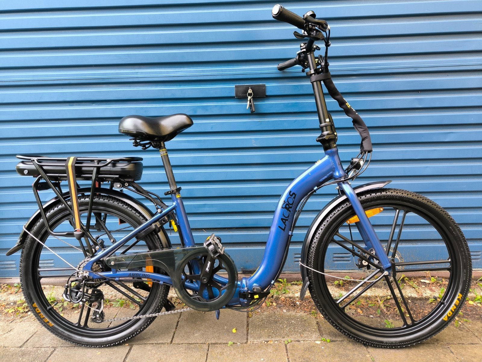 Z.G.A.N Lacros A400XL Elektrische Vouwfiets 24 inch - 173 km, Fietsen en Brommers, Fietsen | Vouwfietsen, 20 inch of meer, Versnellingen