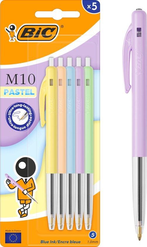 5x BIC M10 Original Pastel - Balpen - GRATIS VERZENDING, Verzenden, Nieuw