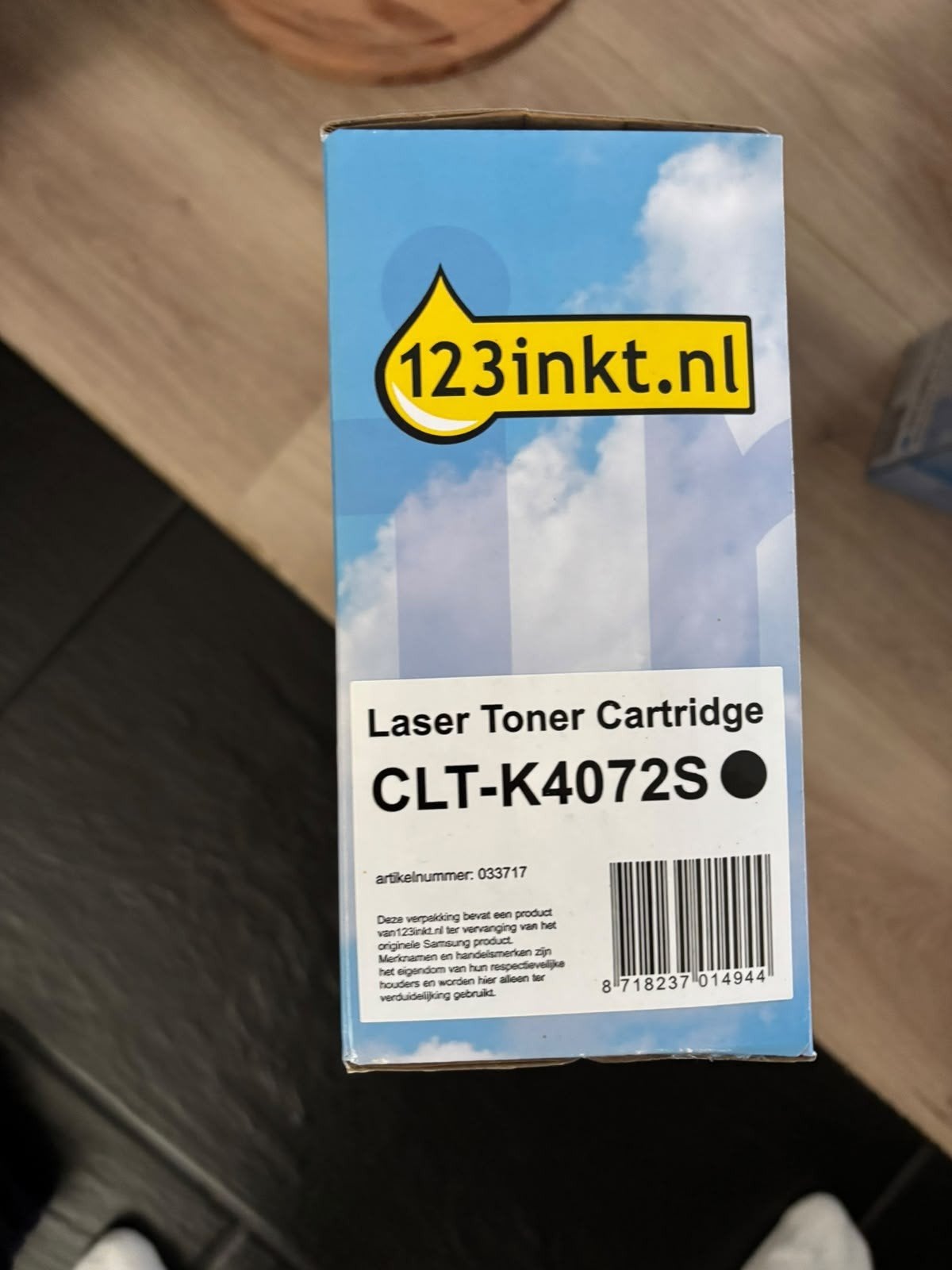 123inkt Laser Toner Cartridge CLT-K4072S, Computers en Software, Ophalen of Verzenden, Nieuw, Laserprinter, 123inkt