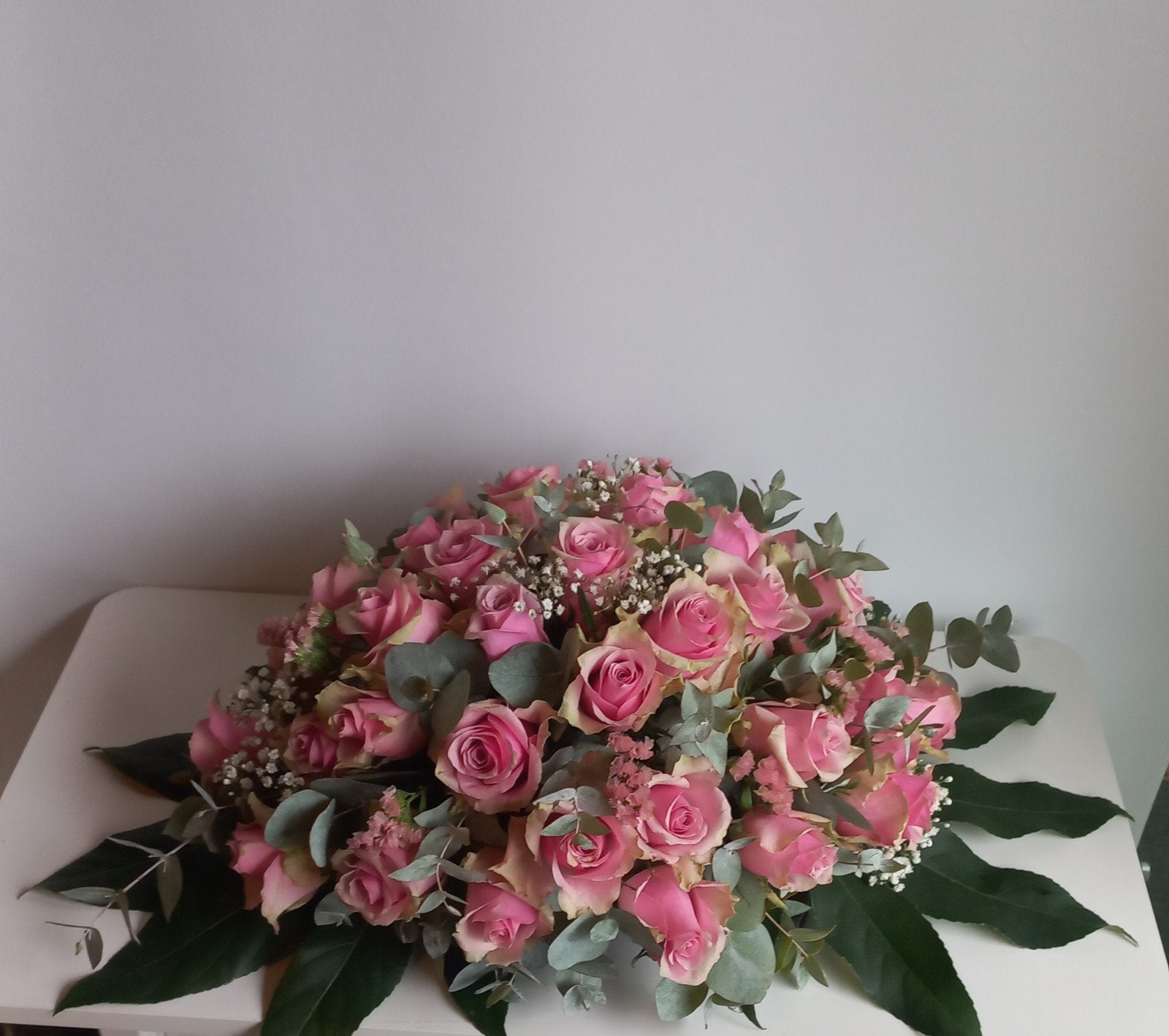 Prachtig Roze Rozenstuk - Perfect voor Elke Gelegenheid, Ophalen, Nieuw, Roze, Natuurlijk materiaal