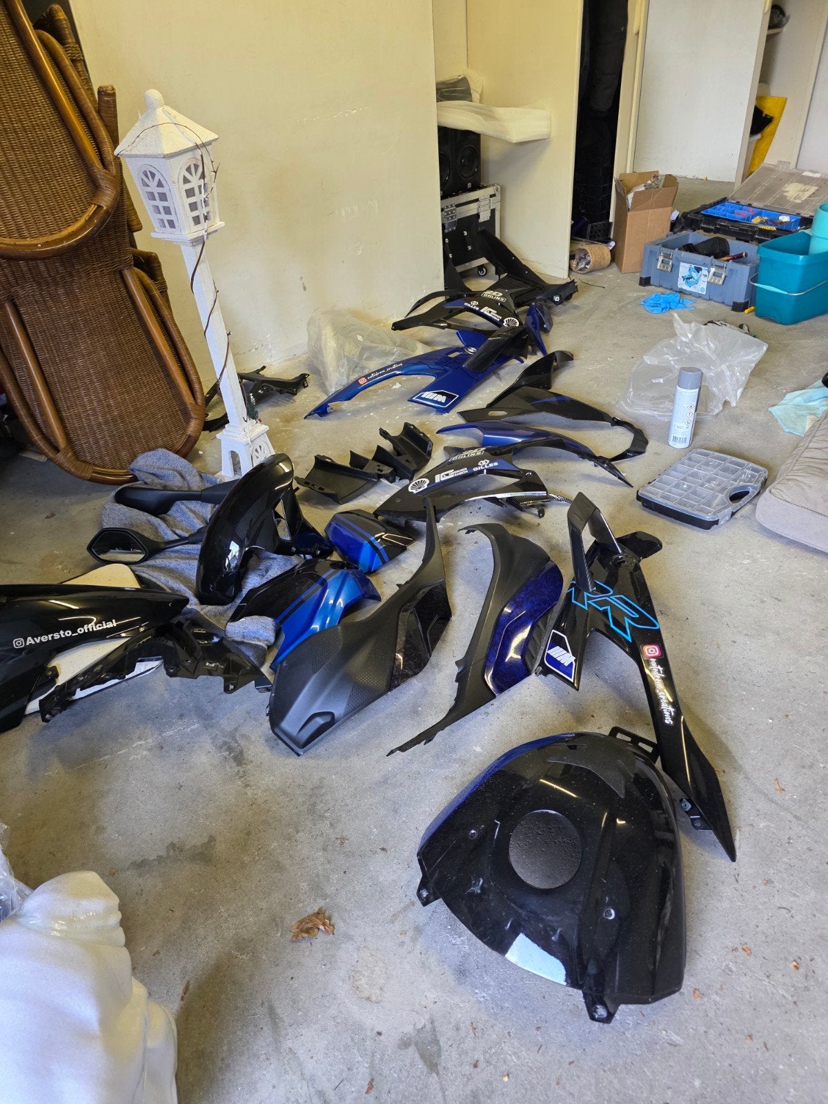BMW S1000RR Kuipdelen met tankcover, Ophalen of Verzenden, Gebruikt