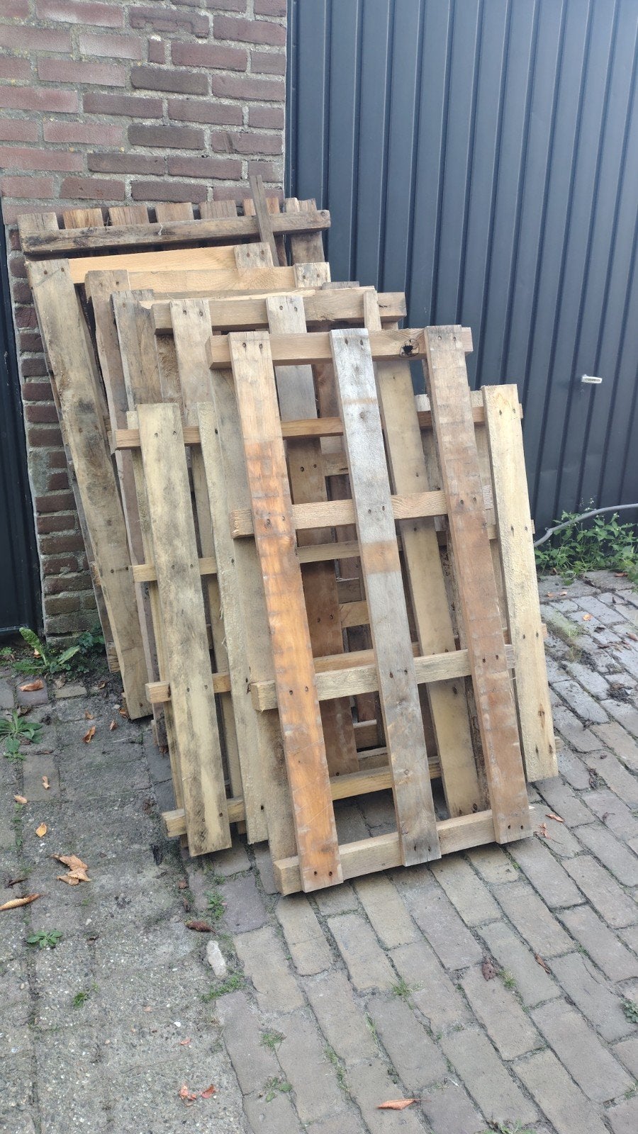 7 Houten Pallets - Ideaal voor diverse projecten, Ophalen, 50 mm of meer, Pallet, Minder dan 200 cm