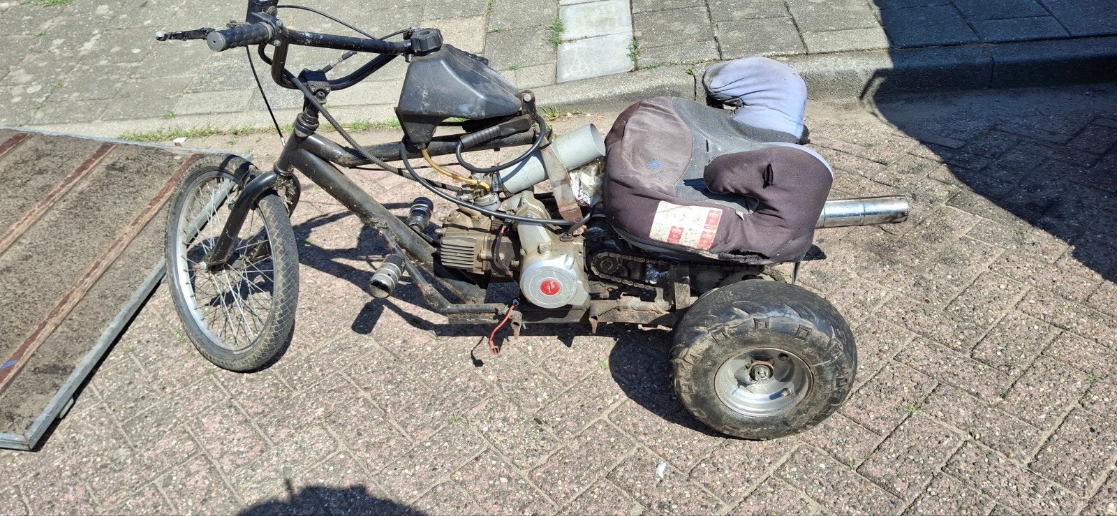 Zelfbouw Drift Trike, Gebruikt, Staal, Ophalen of Verzenden, Minder dan 16 inch