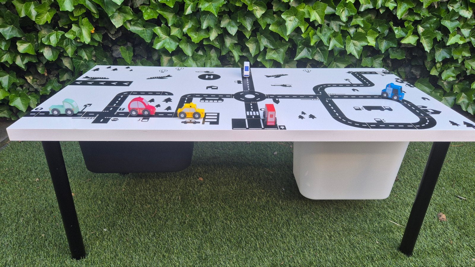 Kinderspeeltafel met opbergruimte voor Trofast bakken, Ophalen