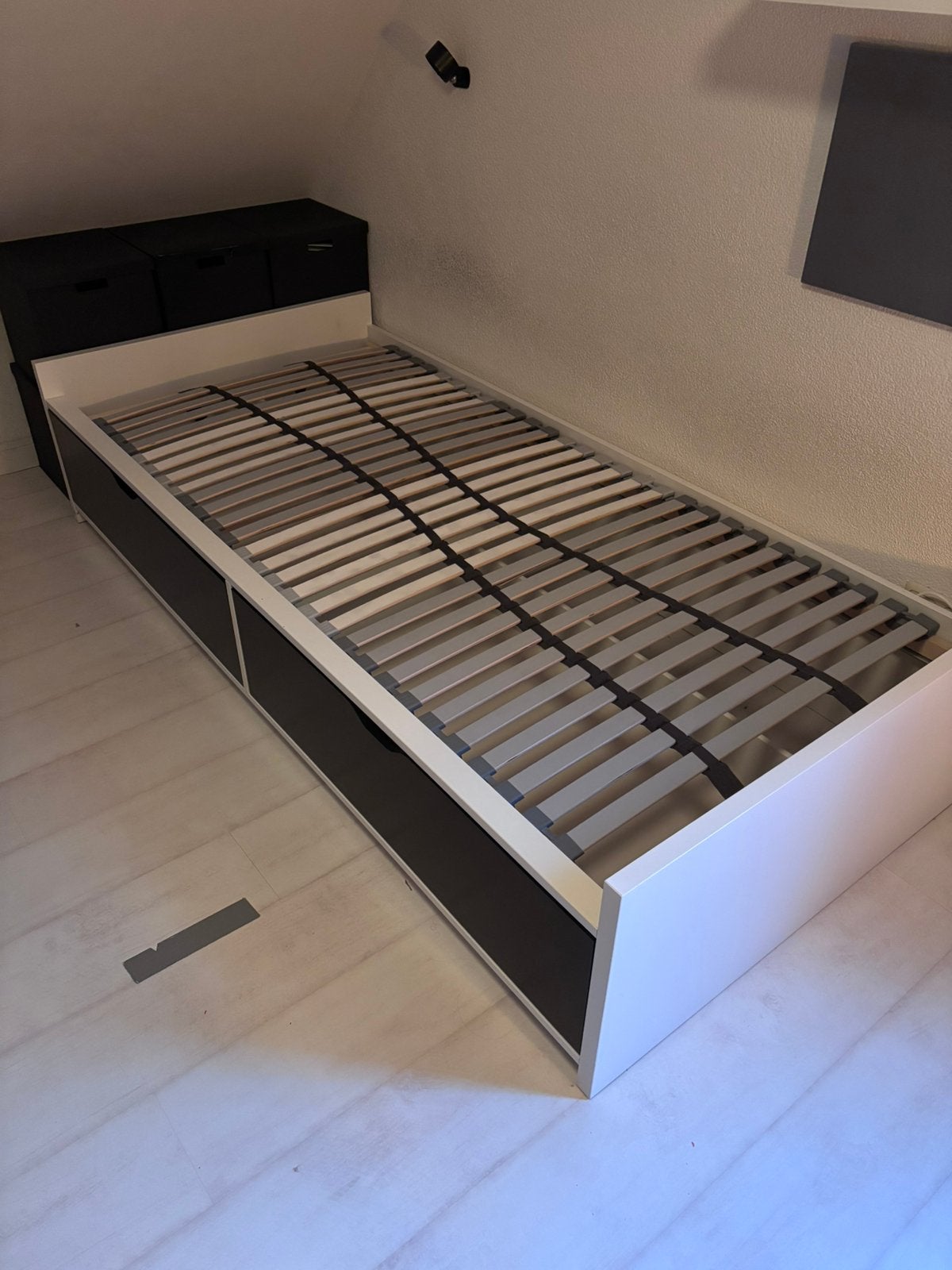 FLAXA IKEA bed, Ophalen, Eenpersoons, Hout, 100 cm
