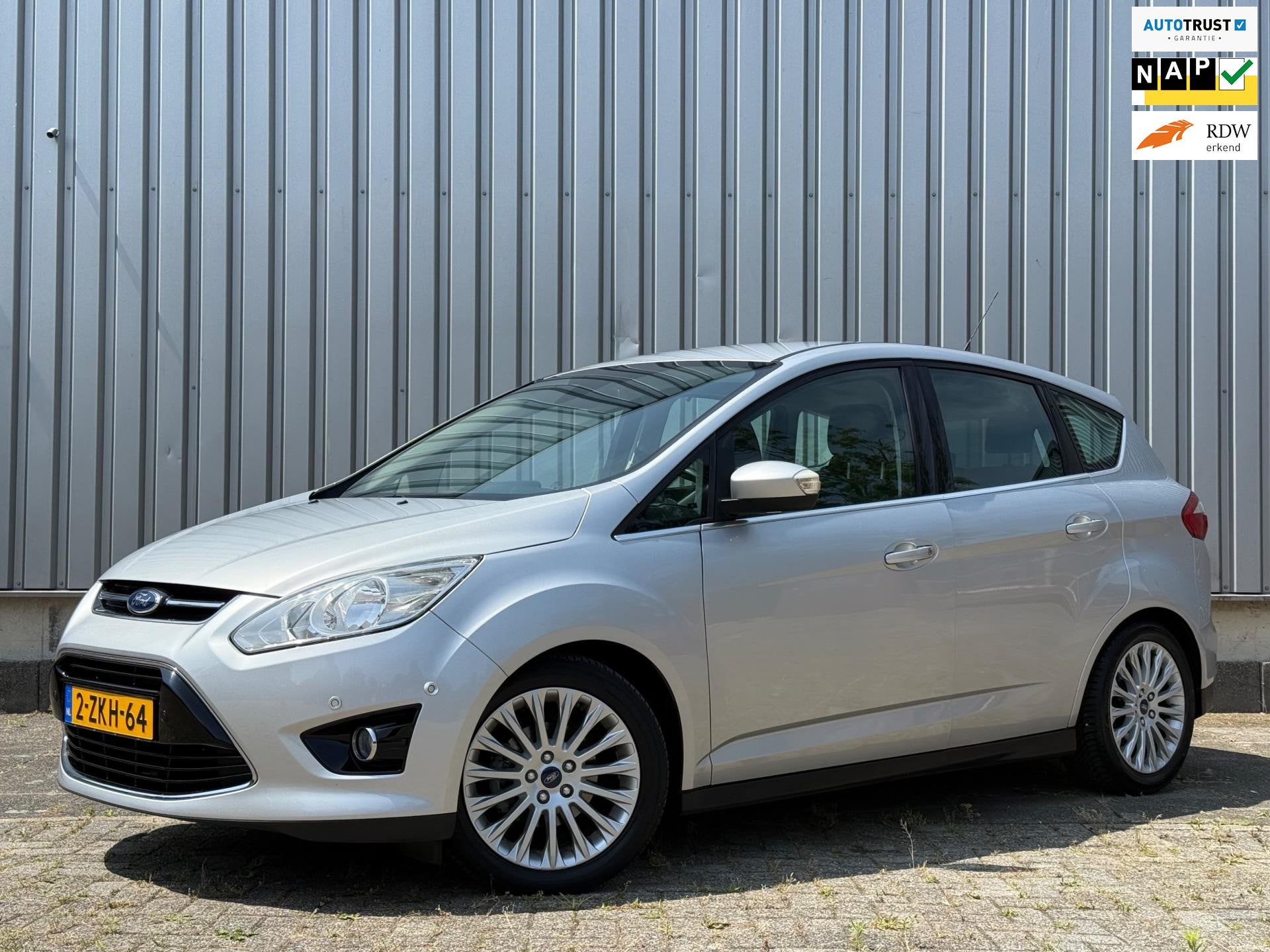 Ford C-Max 1.0 Edition Plus 2e Eigenaar,Trekhaak,Navi,Camera, Voorwielaandrijving, Euro 5, 125 pk, Gebruikt