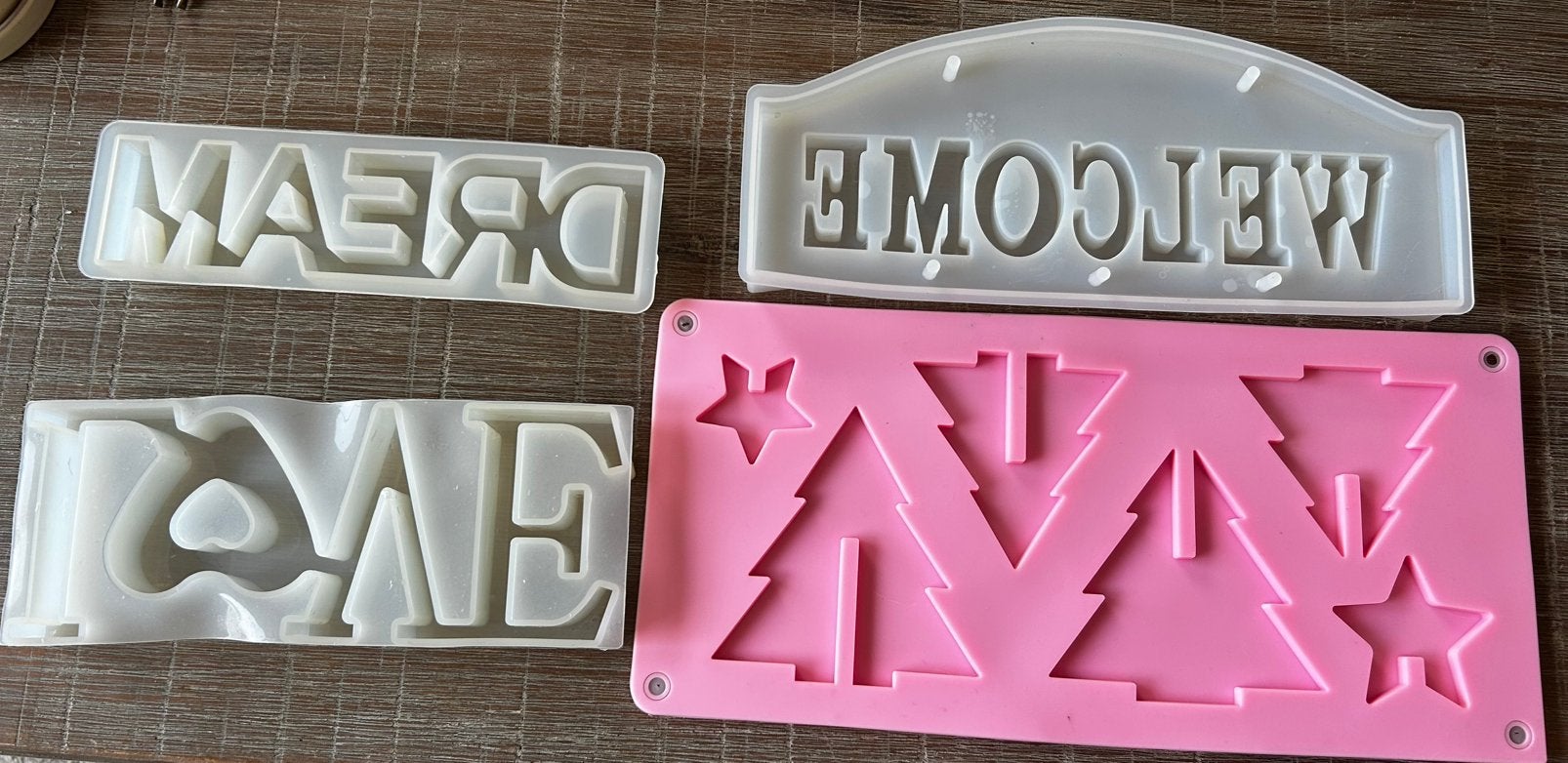 Mallen voor bijvoorbeeld epoxy, Ophalen, Zo goed als nieuw