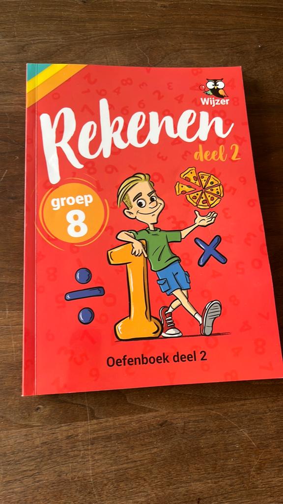 Rekenen deel 2 groep 8 oefenboek Wijzer over de Basisschool, Ophalen of Verzenden, Zo goed als nieuw, Overige niveaus, Nederlands
