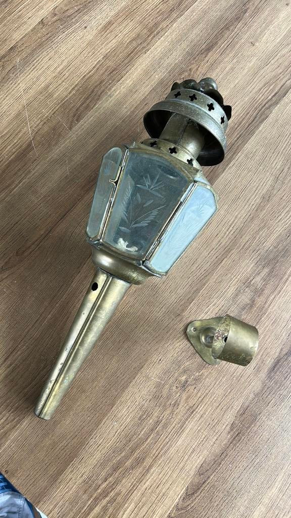 Mooie oude koets lamp!, Antiek en Kunst, Ophalen of Verzenden