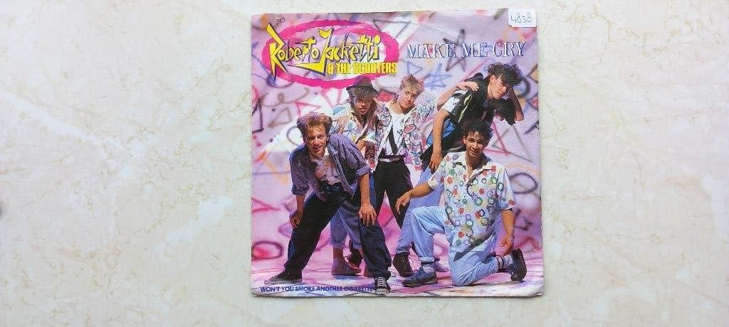 ROBERTO JACKETTI & the SCOOTERS  /  make me cry  1984, Ophalen of Verzenden, Gebruikt, Pop
