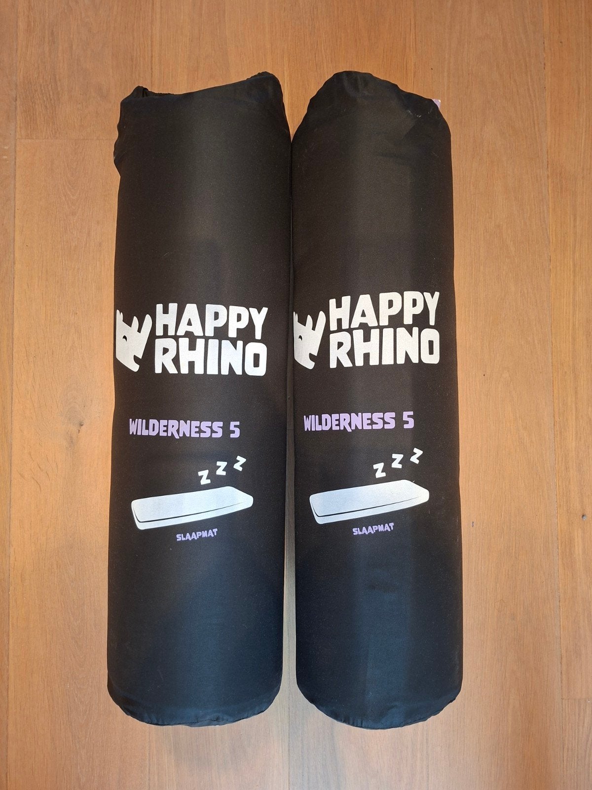 Twee Happy Rhino Wilderness slaapmatten, Ophalen, Nieuw, 1-persoons