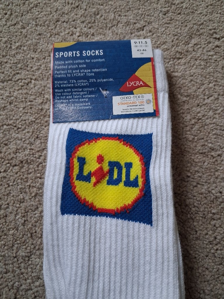 Lidl Sokken 43-46, Wit, Lidl, Ophalen of Verzenden, Nieuw