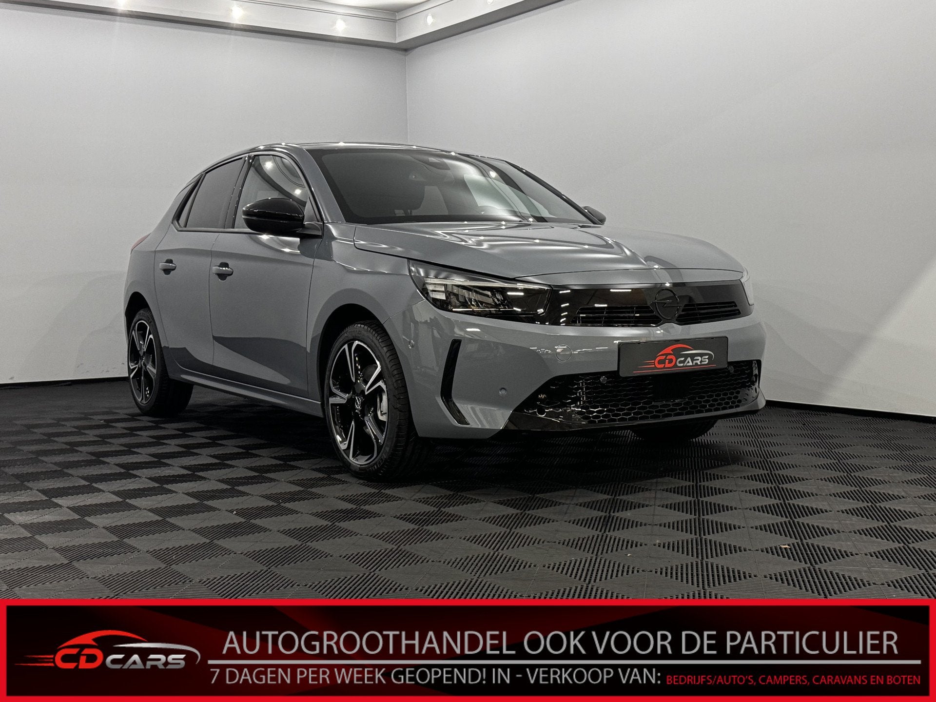 Opel Corsa 1.2 Turbo Hybrid GS 110 pk Half leder, Camera, Wi, Auto's, Gebruikt, 1199 cc, Leder en Stof, Bedrijf