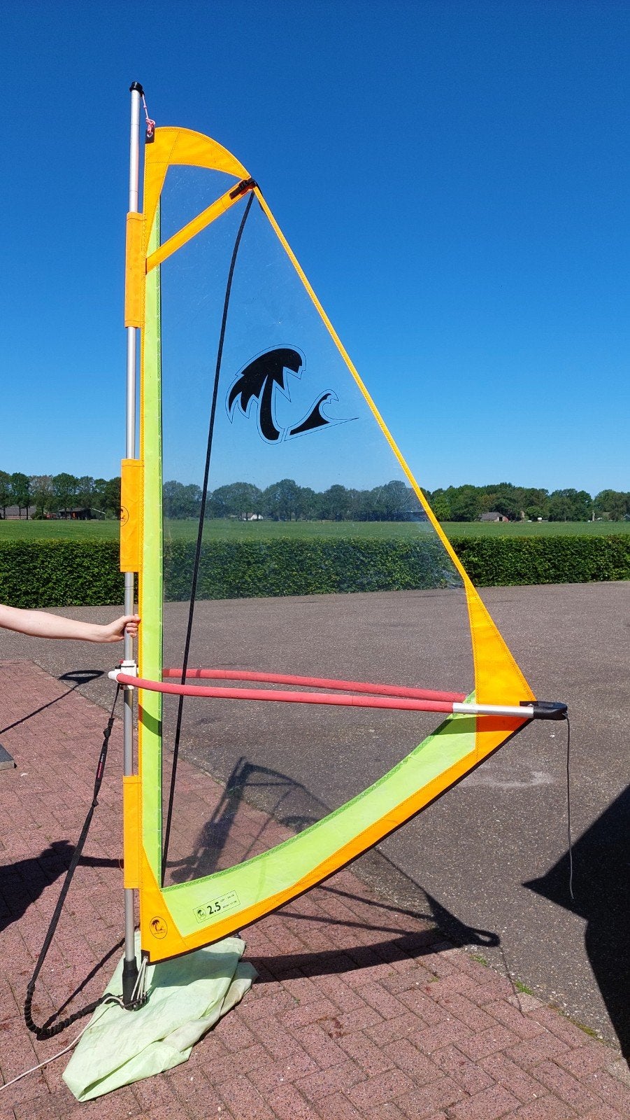 Kinderzeil compleet + Extra zeil, Watersport en Boten, Windsurfen, Zeil, Ophalen