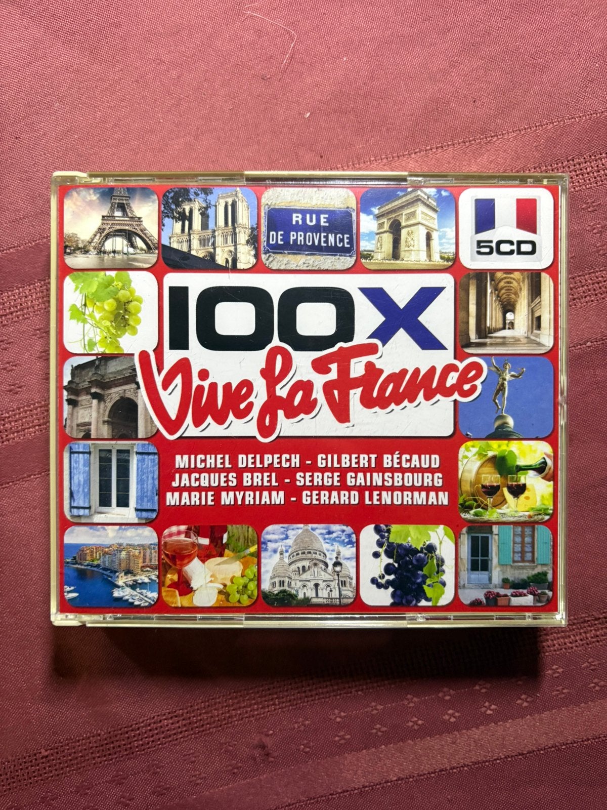 100X Vive Le France  5cd-box, Verzenden, Gebruikt, Overige genres