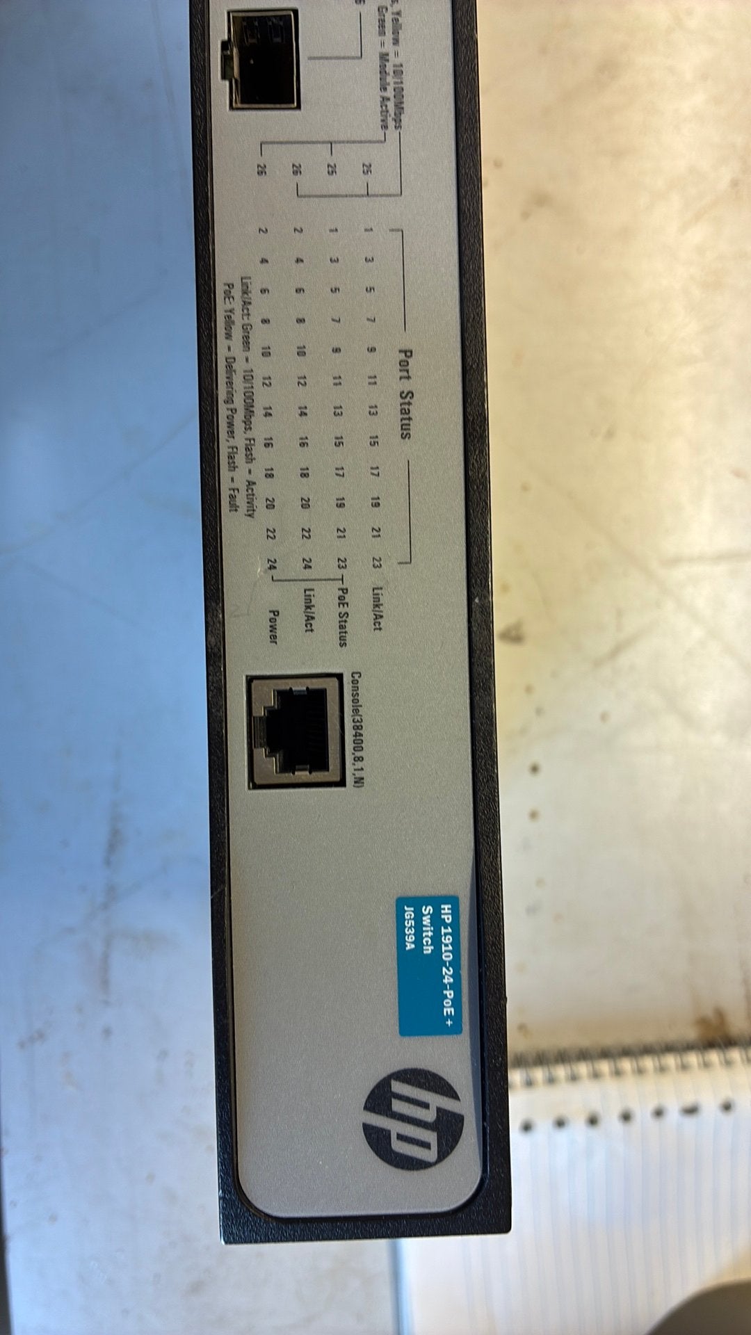 HP switch 24, Computers en Software, Netwerk switches, Ophalen of Verzenden, Gebruikt