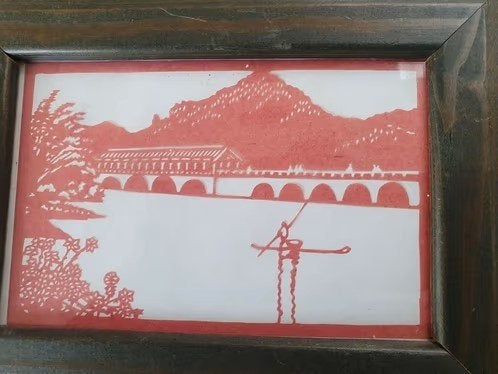 Knipkunst China prachtig gedetailleerd werk, Ophalen