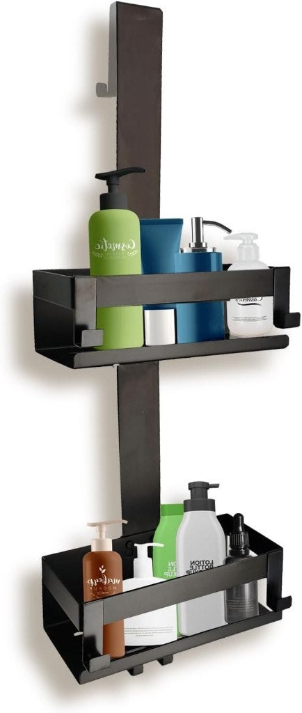 Doucherek Hangend Zwart Zonder Boren, Ophalen, 25 tot 50 cm, Overige typen, Minder dan 100 cm