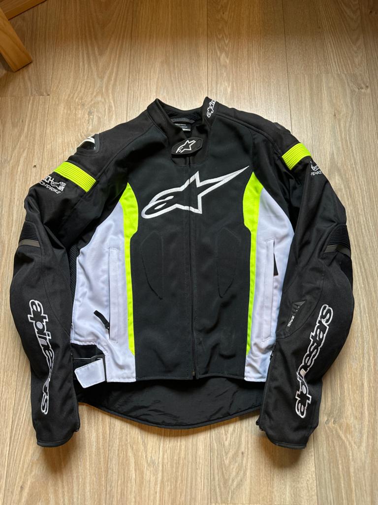 Alpinestars T-Missile Air Jacket Tech-Air Compatible (S), Motoren, Ophalen of Verzenden, Tweedehands, Heren, Jas | textiel
