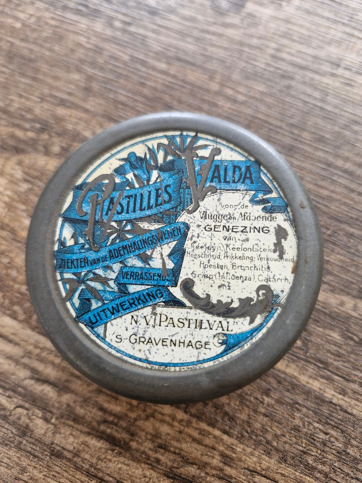 Valda Pastilles blikje, Ophalen of Verzenden, Gebruikt, Overige