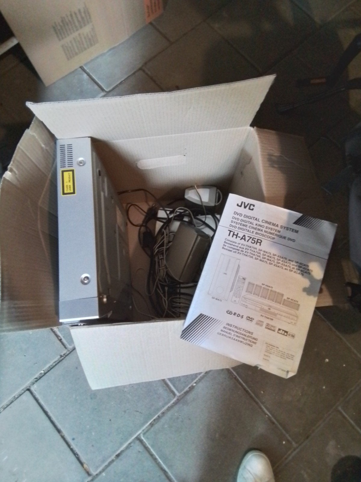 JVC TH-A75R DVD Digital Cinema Systeem, Audio, Tv en Foto, Home Cinema-sets, Ophalen, Gebruikt, JVC, Dvd-speler