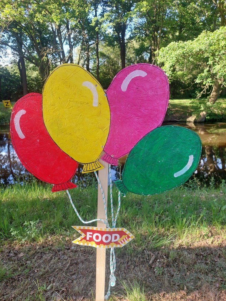 Straatversiering circus thema, Ophalen, Gebruikt, Versiering, Overige