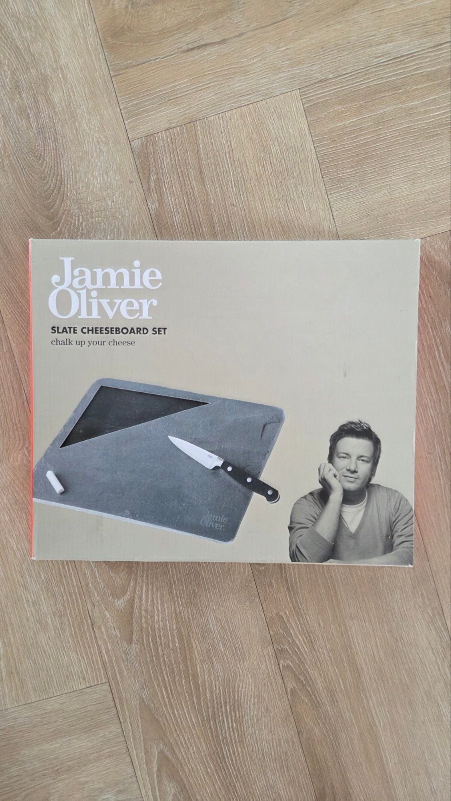Jamie Oliver Slate Cheeseboard Set - Ongebruikt, Snij-/serveerplank, Nieuw, Ophalen of Verzenden, Zwart