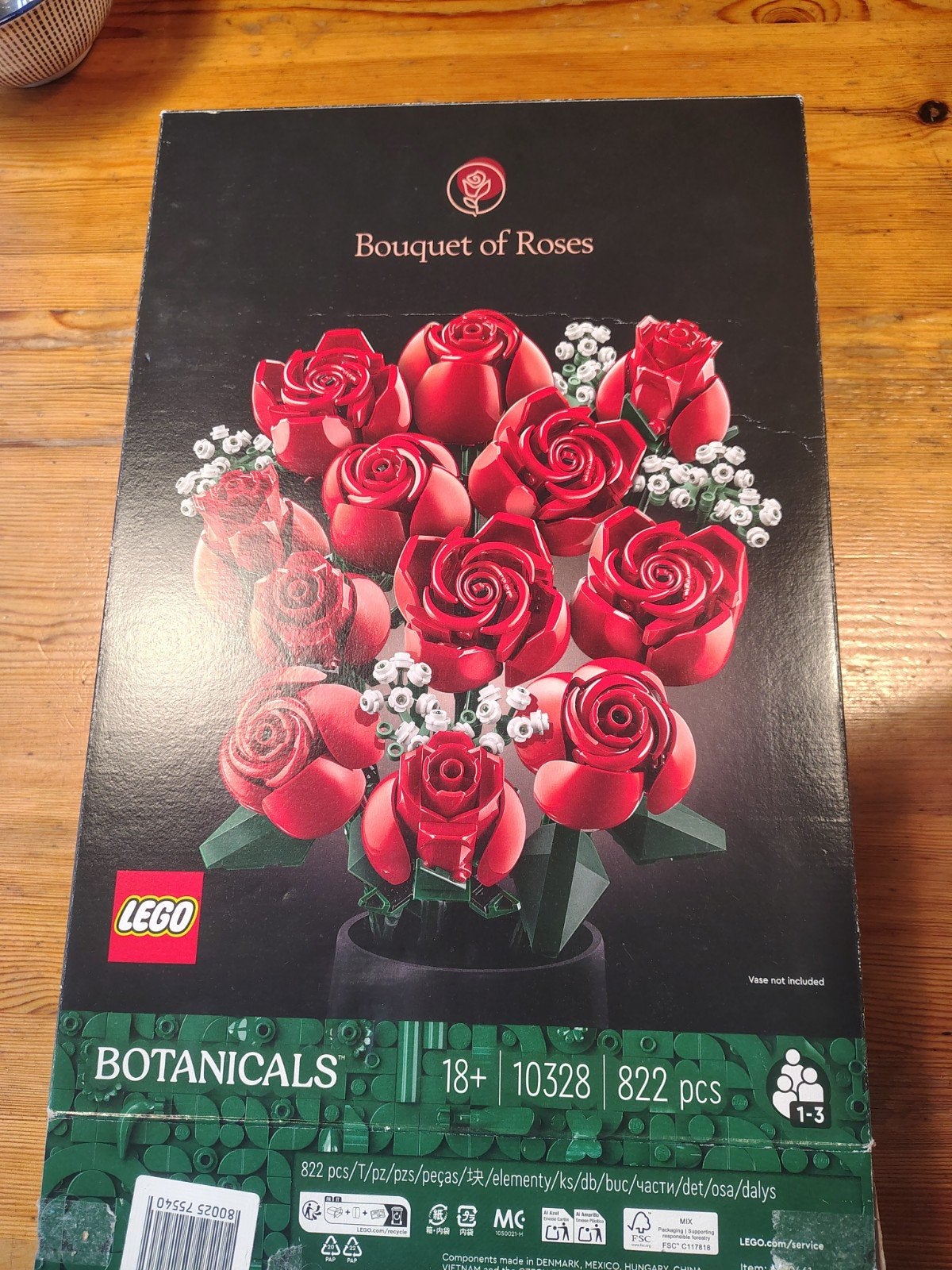 LEGO Botanicals Boeket Rozen (10328), Ophalen of Verzenden, Zo goed als nieuw