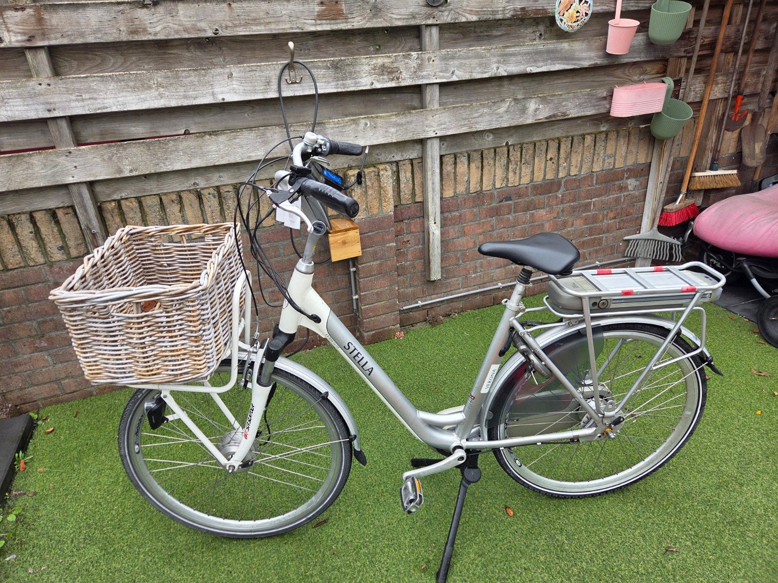 Stella Verona elektrische danes fiets met mand, Overige merken, Gebruikt, Ophalen of Verzenden, 51 tot 55 cm