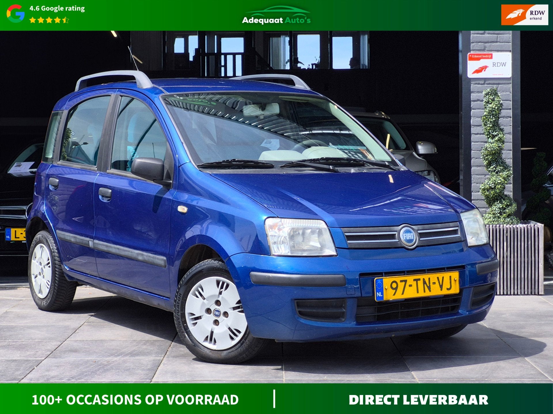 Fiat Panda 1.2 Dynamic|2e eig|NAP|El.Ramen, Auto's, Voorwielaandrijving, Stof, Gebruikt, Origineel Nederlands