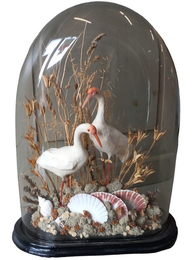 zeldzame grote stolp met decoratie, Glas, Ophalen, Gebruikt