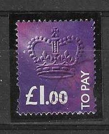 Engeland Michel P 107 gestempeld, Ophalen of Verzenden, Gestempeld