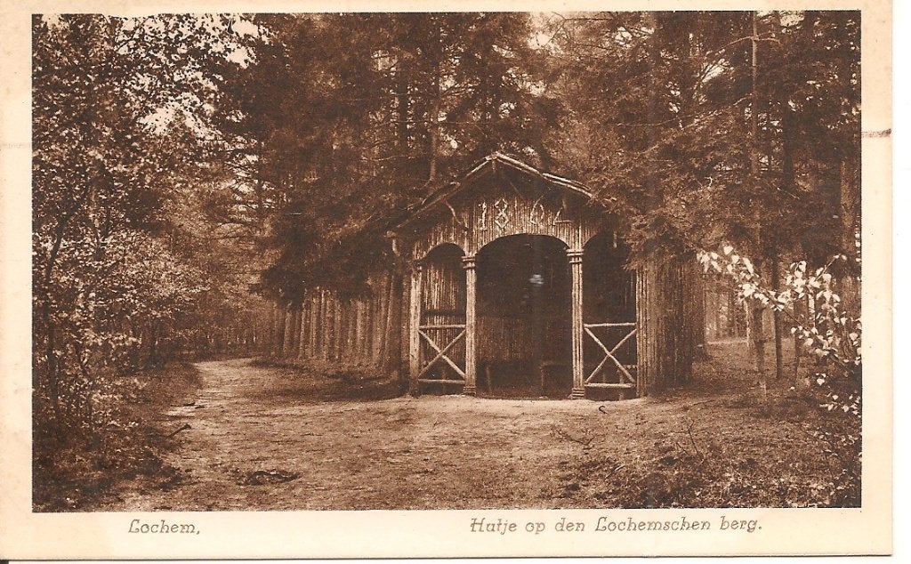 Lochem, Hutje op den Lochemschen berg - Oude Ansichtkaart, Ophalen of Verzenden, 1920 tot 1940, Ongelopen, Gelderland
