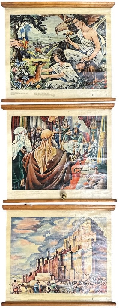 625. Religieuze schoolplaten - Uitgeverij St. Gregoriushuis, Antiek en Kunst, Antiek | Schoolplaten, Ophalen, Geschiedenis
