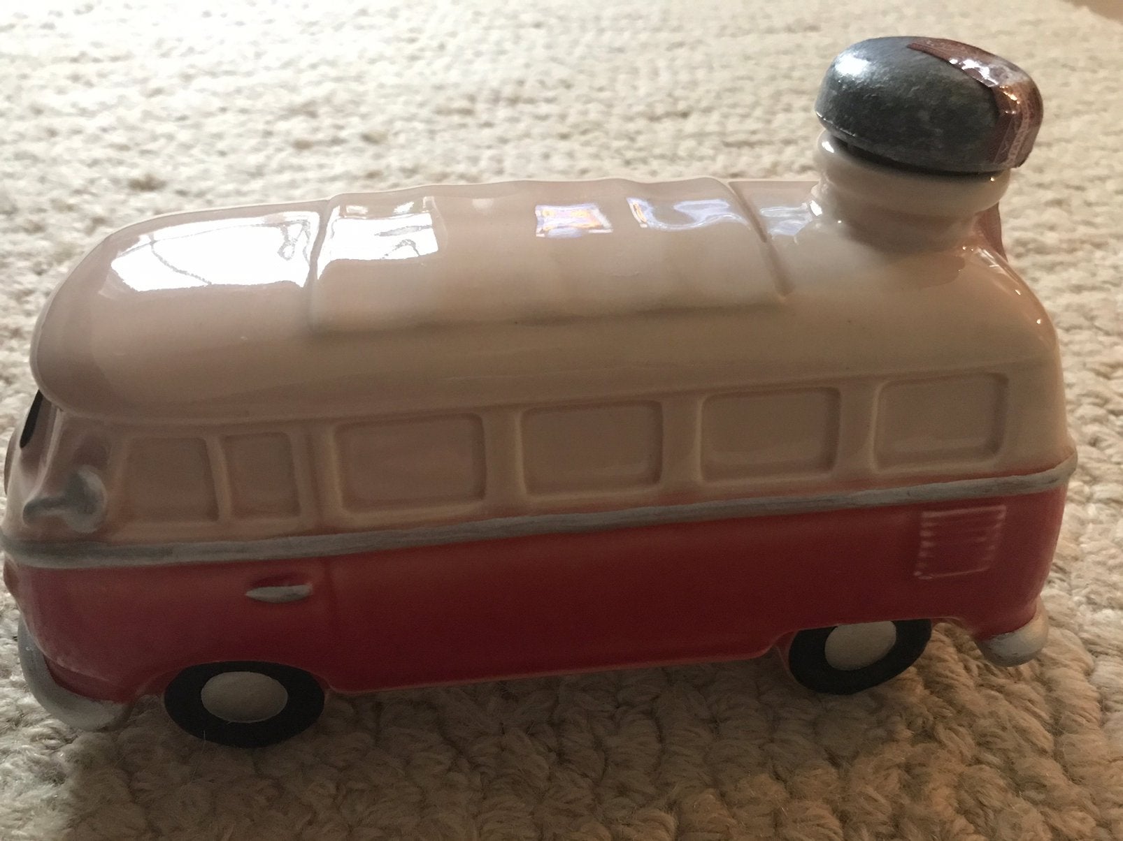 Unieke fles in de vorm van een volkswagen busje, Ophalen of Verzenden