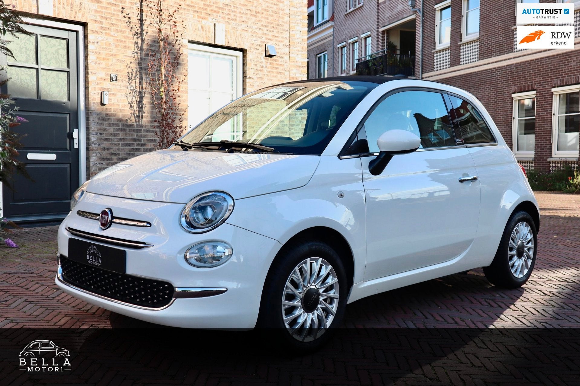 Fiat 500 C 1.2 Lounge | RIJKLAARPRIJS | Zeer Lage Kilometers, Voorwielaandrijving, Gebruikt, 4 cilinders, Cabriolet
