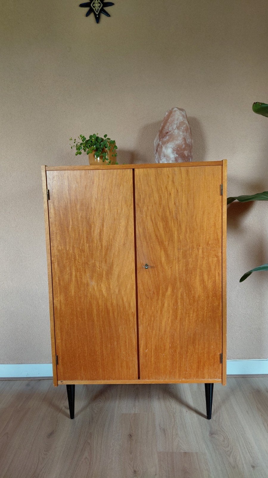 Vintage Houten Kast Jaren 60/70 Mid-Century Stijl, Ophalen of Verzenden