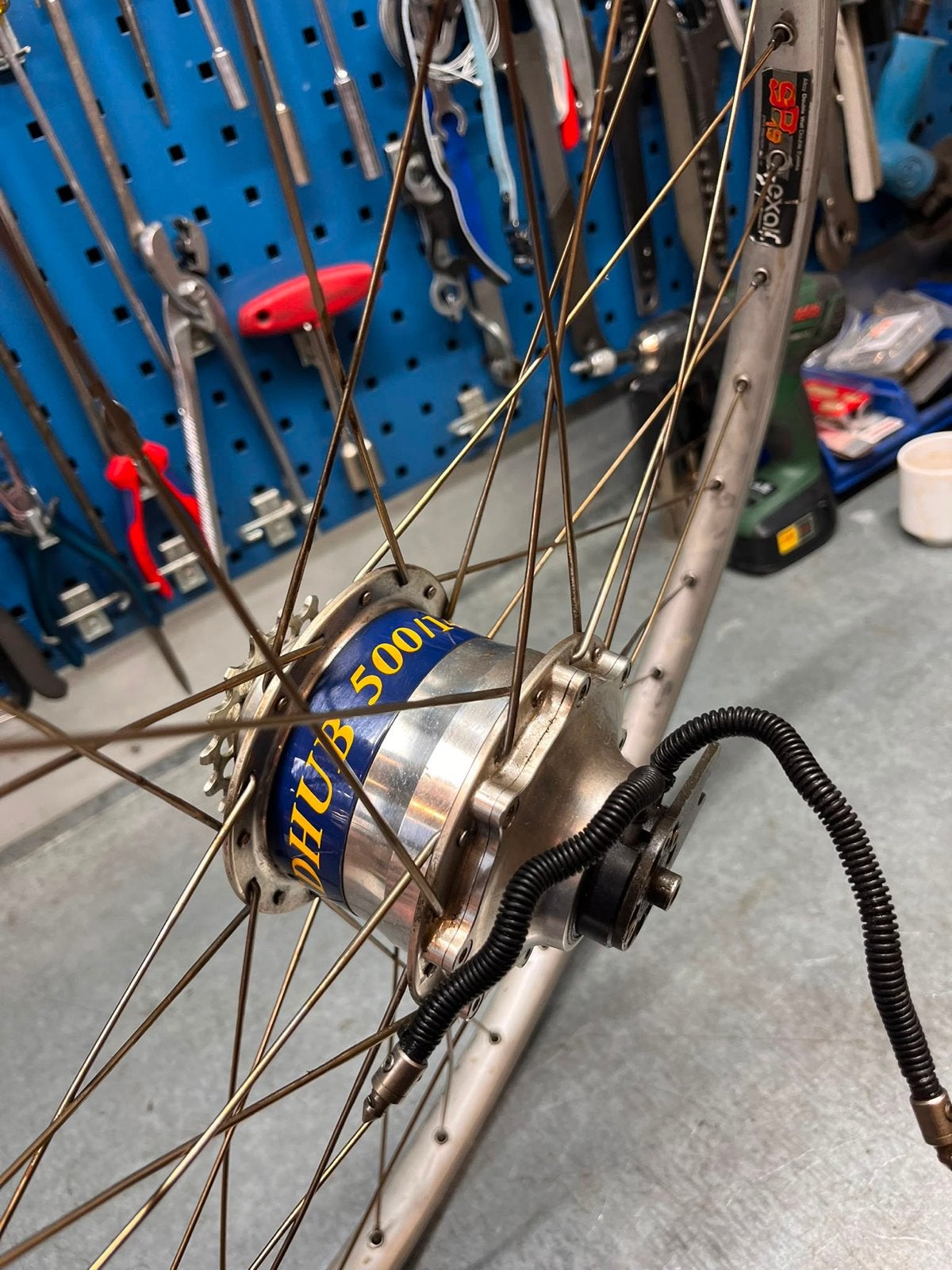 Rohloff Speedhub 500/14 Wiel met 14 Versnellingen, Gebruikt, Overige materialen, Overige typen, Ophalen of Verzenden