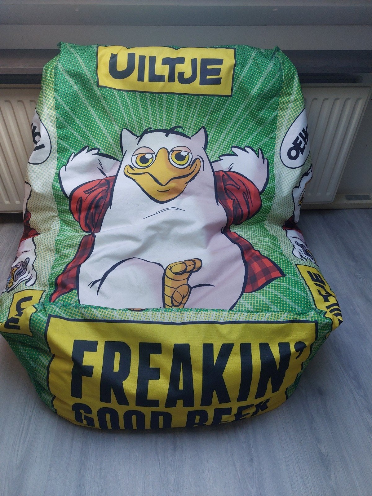 Uiltje Freakin' Good Beer zitzak, Ophalen, Zo goed als nieuw