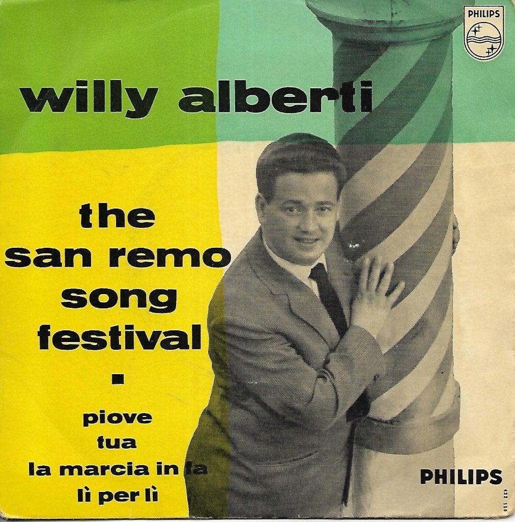 Willy Aberti - The san Remo song festival (ep), Gebruikt, Overige genres, 7 inch, Ophalen of Verzenden
