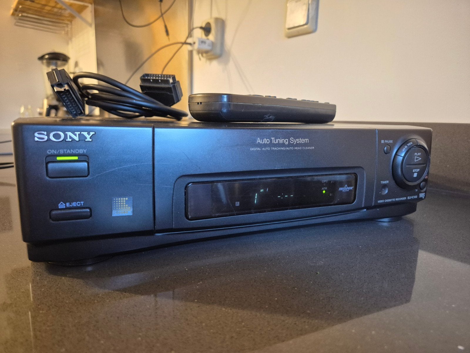Sony SLV-E100 VHS-speler/Recorder - Getest Goed Werkend, Ophalen of Verzenden, Gebruikt, VHS-speler of -recorder