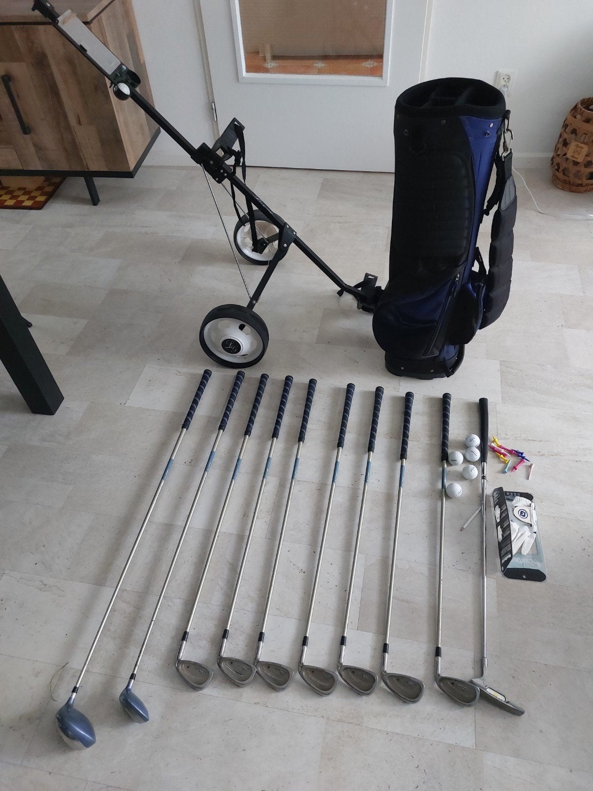 Dames golfset rechtshandig Dunlop, Ophalen of Verzenden, Gebruikt, Set, Overige merken