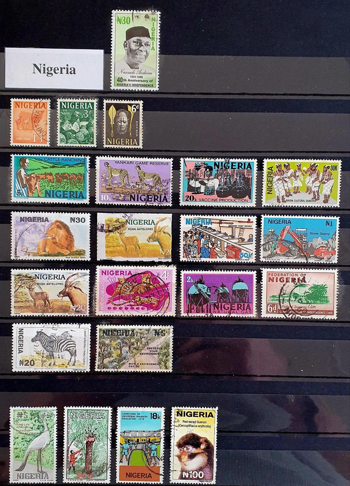 Postzegels Nigeria, Ophalen of Verzenden, Nigeria, Gestempeld