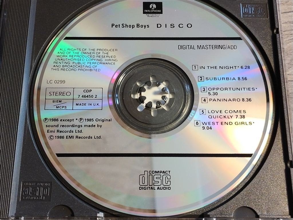 Pet Shop Boys - Disco, Cd's en Dvd's, Cd's | Pop, Ophalen of Verzenden, Gebruikt