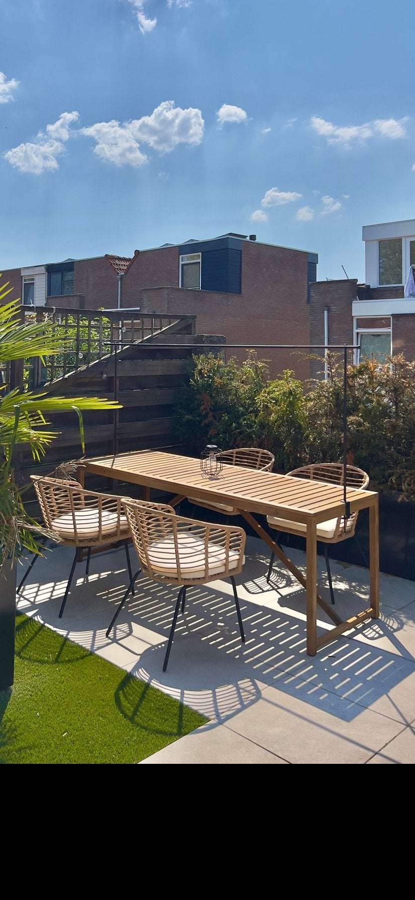 IKEA NÄMMARÖ buitentafel (ook voor binnen) - Goede staat, Tuin en Terras, Ophalen of Verzenden, Gebruikt, Rechthoekig, Hout