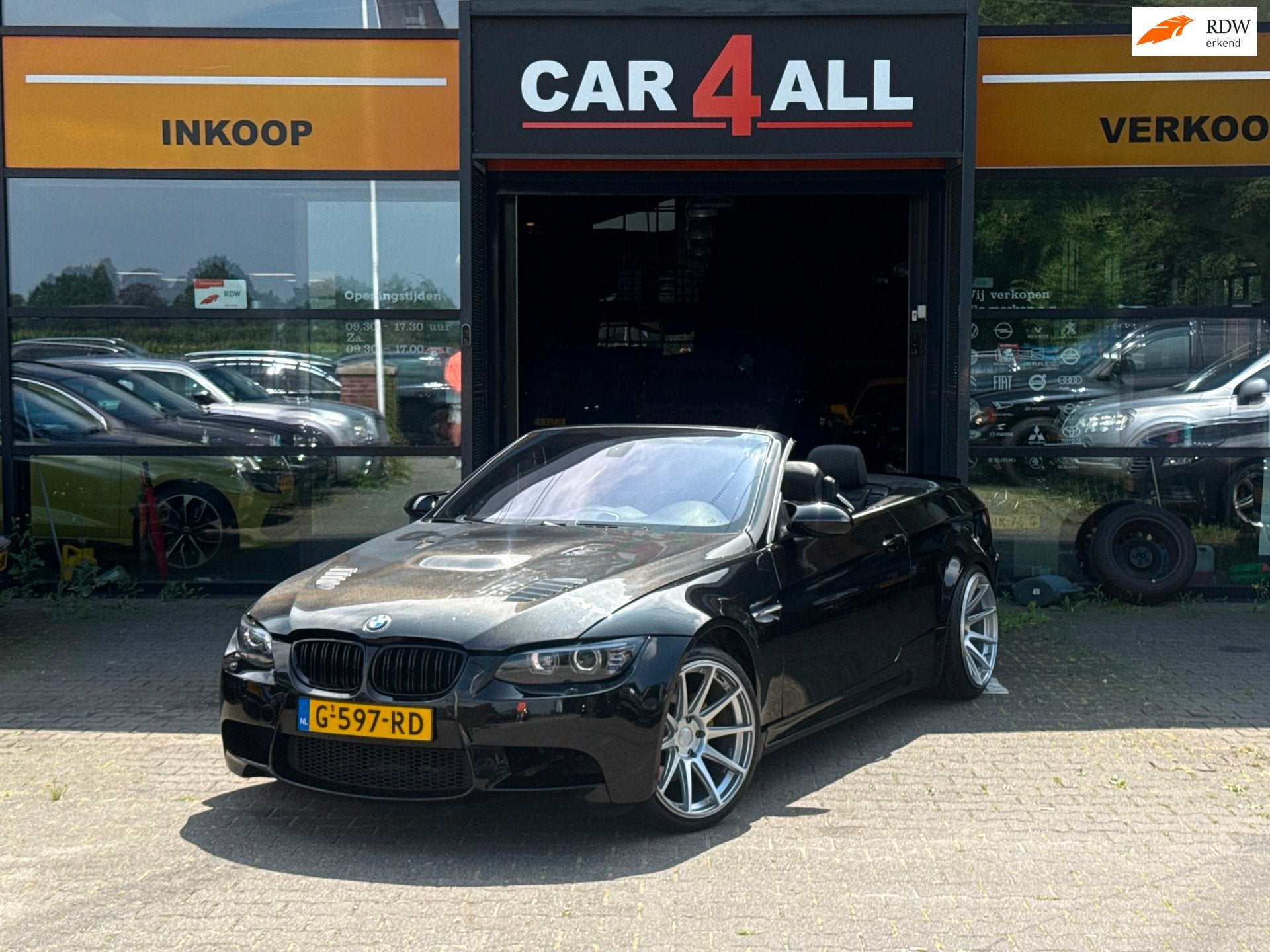BMW 3-serie Cabrio 325i M3 WIDE BODYKIT/CUSTOM/LEDER/STLVRM/, Auto's, BMW, 13 km/l, Achterwielaandrijving, Gebruikt, Zwart