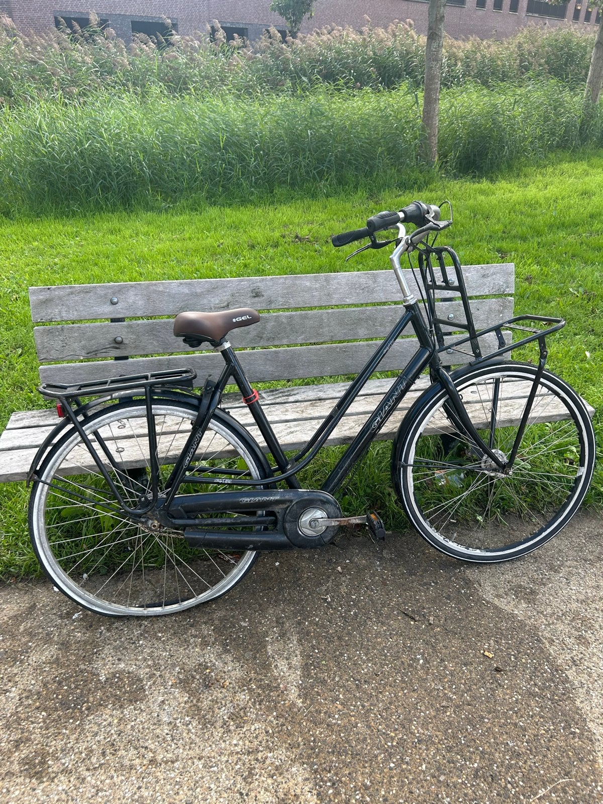 Giant damesfiets met kapot achterwiel, Fietsen en Brommers, Ophalen of Verzenden, Gebruikt, Giant